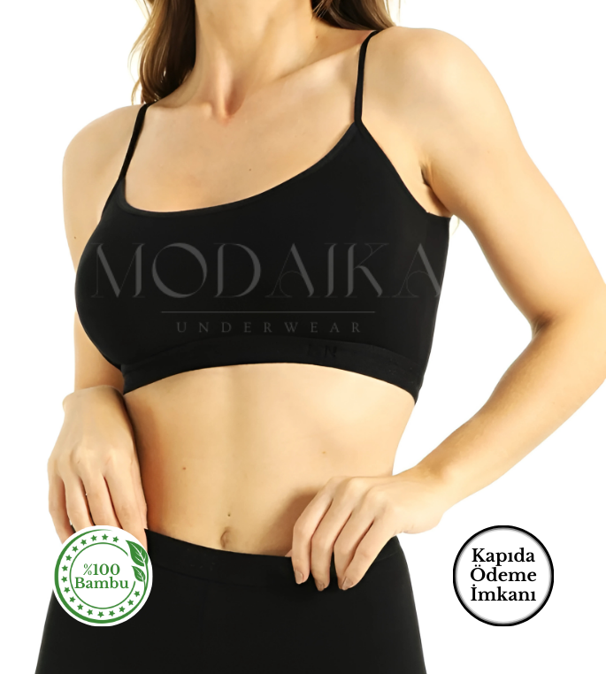 İp Askılı Bambu Büstiyer