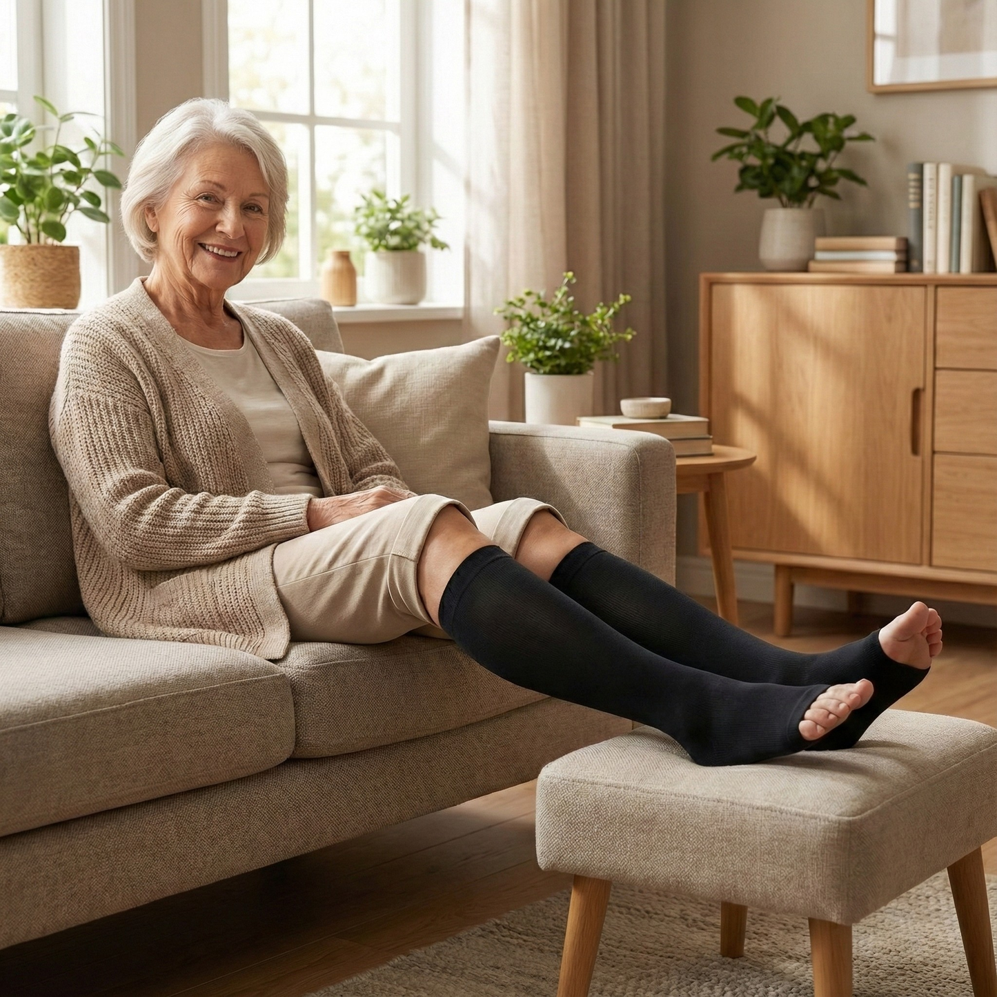 Diz Altı Varis Çorabı