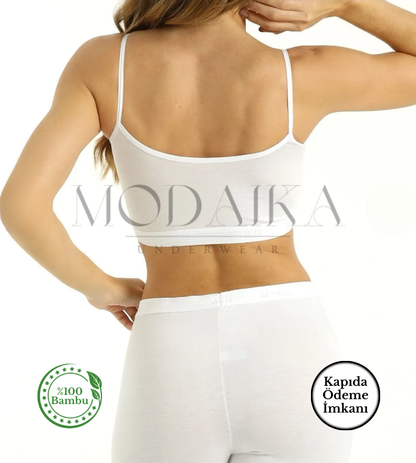 İp Askılı Bambu Büstiyer