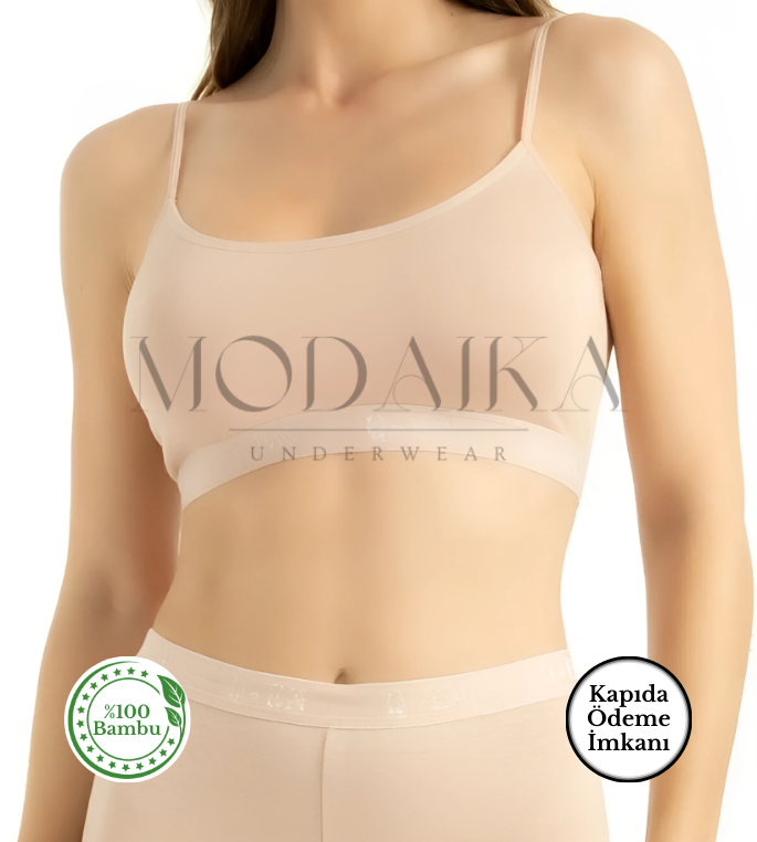 İp Askılı Bambu Büstiyer